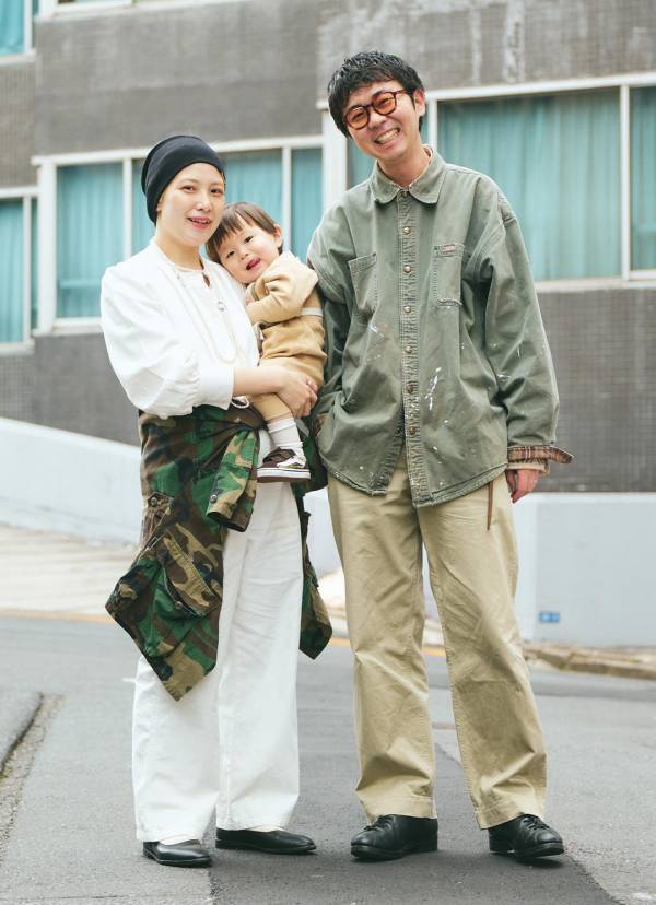 古着好き家族のミリタリースタイル。ママのサマ見えマタニティコーデも必見 | HugMug