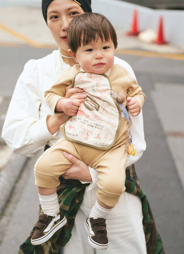 古着好き家族のミリタリースタイル。ママのサマ見えマタニティコーデも必見 | HugMug