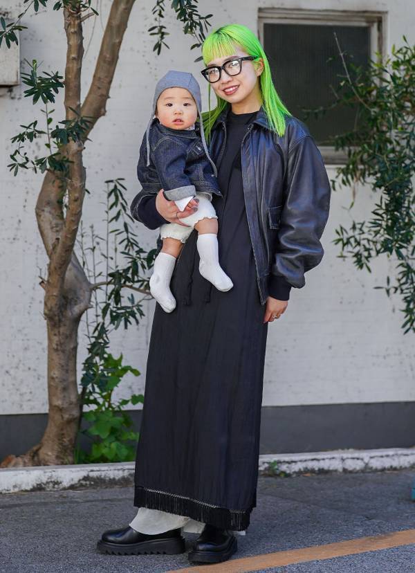 【ジャケットでつくる春の親子コーデ】ベビーは古着MIXでこなれ感を演出 | HugMug