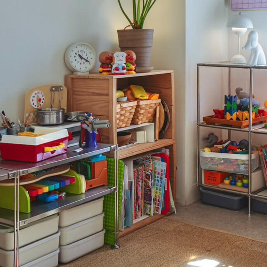 原色オモチャを隠さなくてOK！おしゃれに馴染むキッズスペースのつくり方【バズ宅取材】 | HugMug