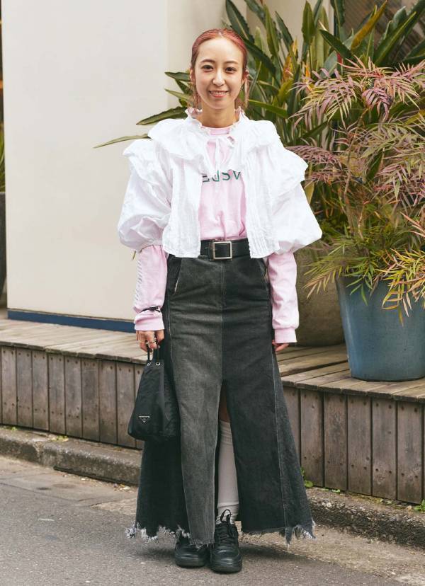 『ZARA KIDS』のデニムで即こなれ見え！ ピンク×ブラックで親子リンク  | HugMug