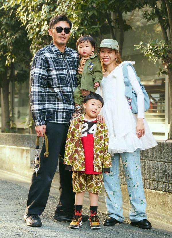 「マーキーズ」のセットアップで夏を先取り！ 柄物を挿したファミリーコーデ | HugMug