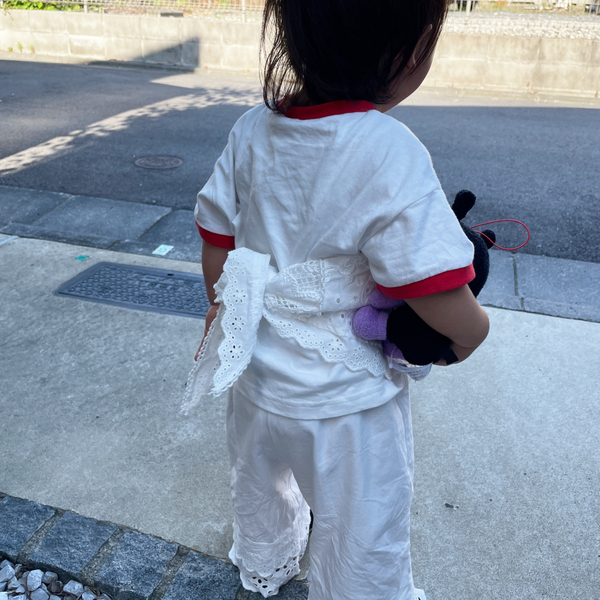 【3coins】“コットンレースバブーシュカ”がめっちゃ使える！アレンジ術&amp;コーデ紹介 | HugMug