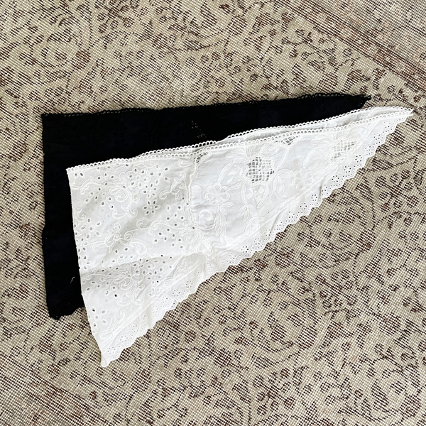 【3coins】“コットンレースバブーシュカ”がめっちゃ使える！アレンジ術&amp;コーデ紹介 | HugMug