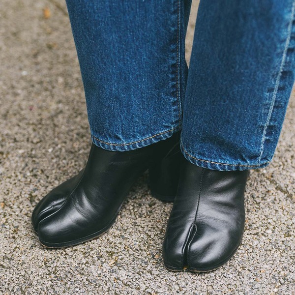 ヴィンテージMIXが超優秀！ 白×ブルーで爽やか親子リンクコーデ | HugMug