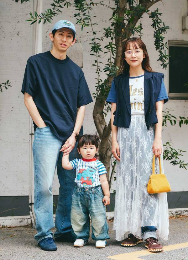 夏のデニムコーデはこれ！ブルーでつくる爽やかファミリーリンク | HugMug