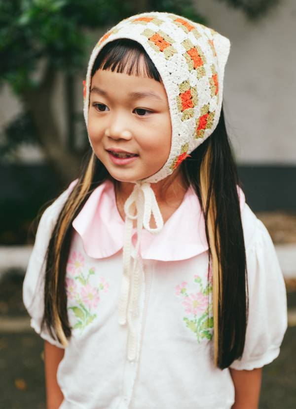 スカーフ巻いてフェスへGO！ ピンク×オレンジの夏親子コーデ | HugMug