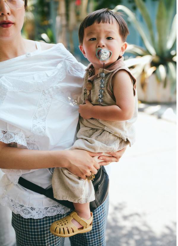 【GU】プチプラなのに高見え！ 淡色ファミリーコーデがこなれ感抜群 | HugMug