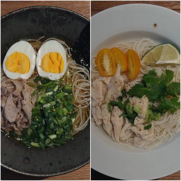 【素麺アレンジレシピ】とまらない美味しさ！素麺がタイ風フォー＆ラーメンに | HugMug