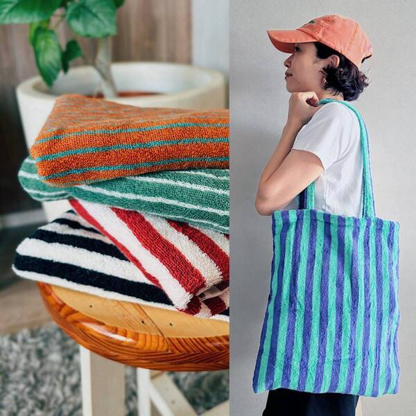 【3COINS】大人気「SHIMA!SHIMA!」から新たにトートバッグ登場！新色タオルも可愛い | HugMug