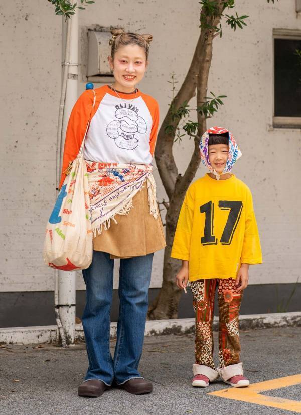 古着MIXでおしゃれ度爆上げ！ 親子でハッピーオレンジをシェア♪ | HugMug