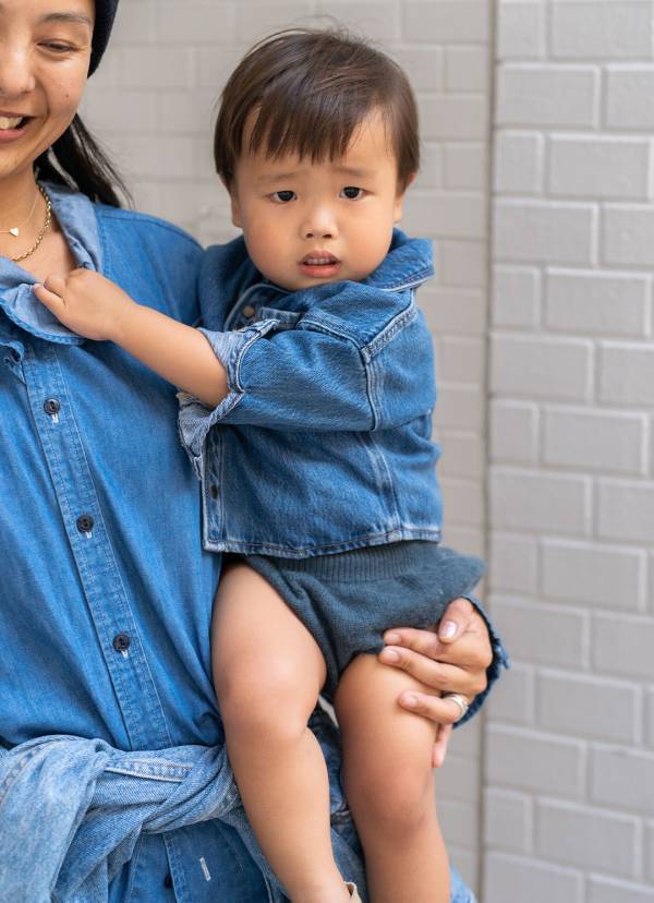 【ZARA KIDS】スウェードシューズが超おしゃれ！ デニム好き親子の秋コーデ | HugMug