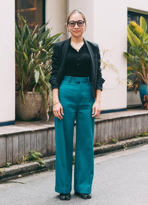 【おしゃれファミリーSNAP】ハイブランドMIXで街へお出かけカジュアルスタイル | HugMug