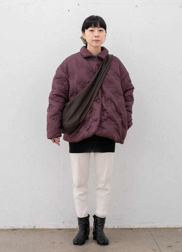 【アウター】花柄・刺繍のアウターが可愛い！ 冬のおしゃれファミリースナップ | HugMug