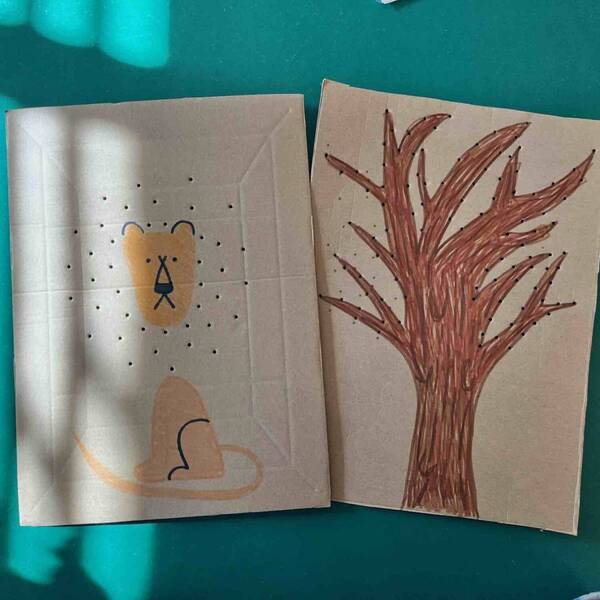 【材料3つだけ】秋を感じる紅葉の工作「葉っぱアート」を子どもとチャレンジ！ | HugMug