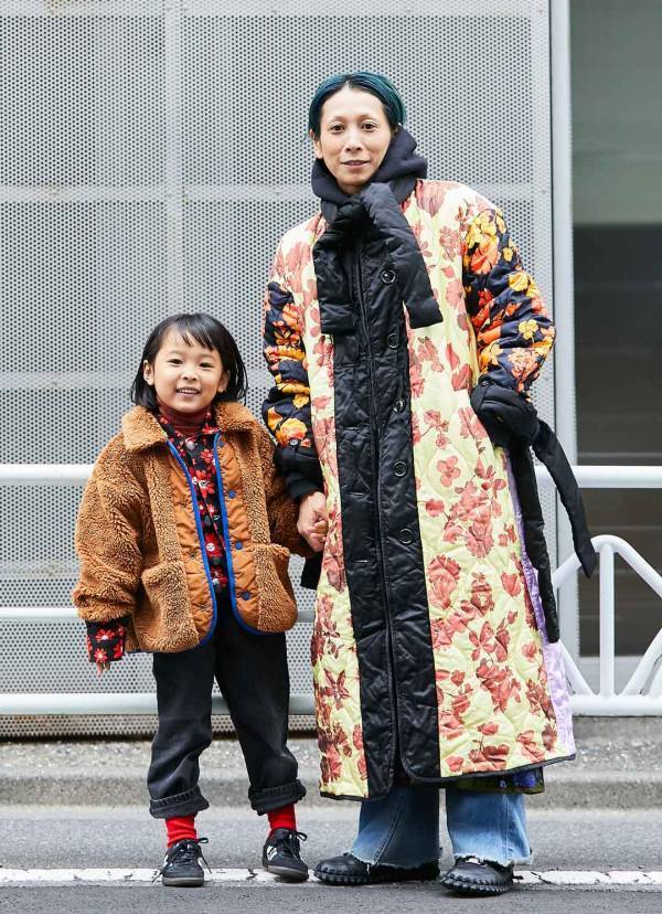 ヴィンテージMIXがおしゃれすぎる！花柄がポップな親子コーデ♡ | HugMug