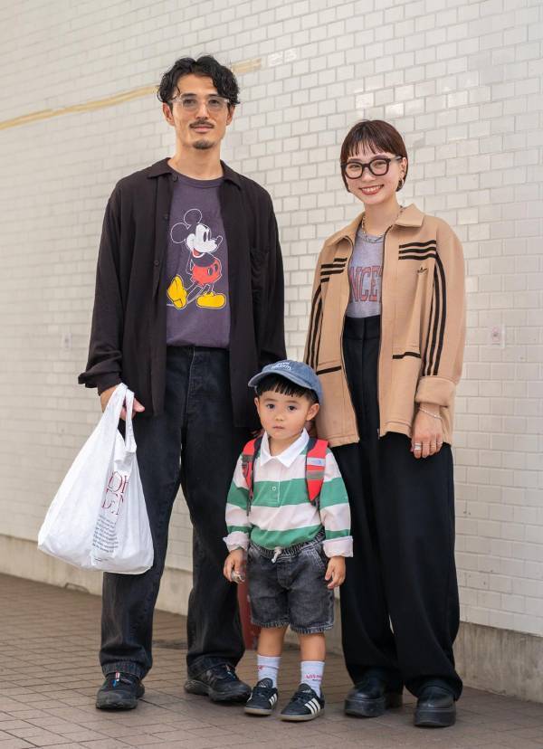 ヴィンテージアディダスでおしゃれ度爆上げ！ スポーツMIXで魅せる秋の親子コーデ | HugMug