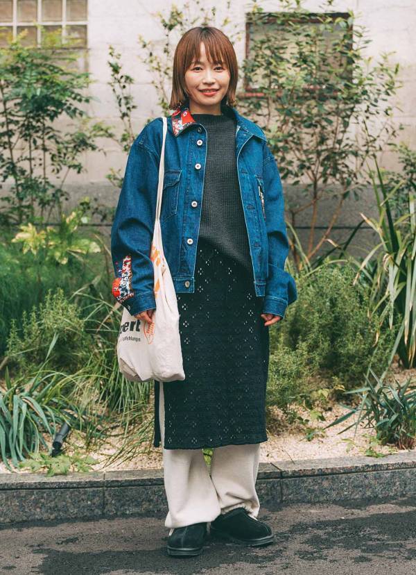 【ヴィンテージMIX】春までつかえる！ デニムジャケットをつかったお手本コーデ | HugMug