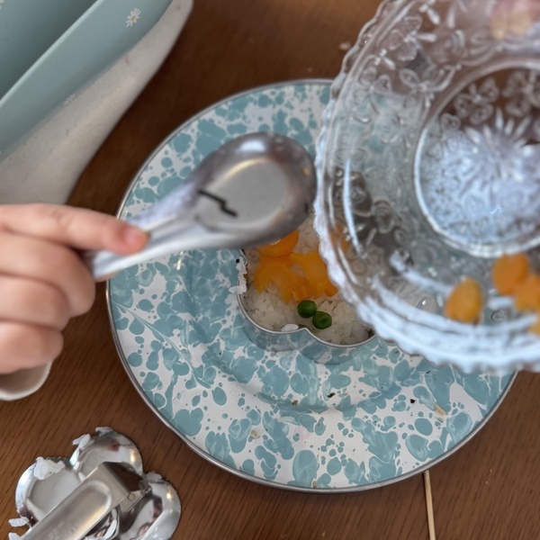 食育におすすめ！【ひな祭り】子どもと作る型抜きご飯レシピ | HugMug