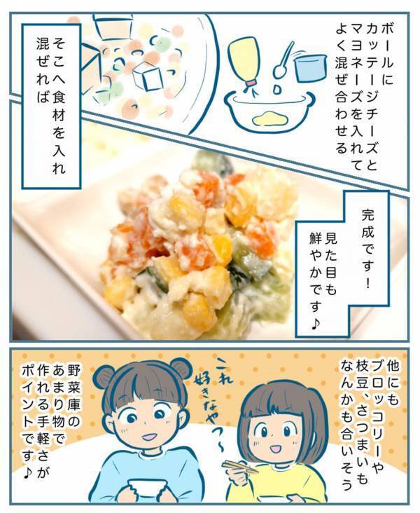 カッテージチーズでおしゃれ度アップ！ 子どもが『家でも食べたい！』と言った給食メニュー | HugMug