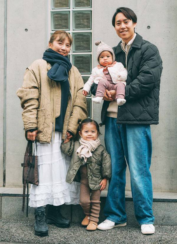 プチプラなのにおしゃれ！ アースカラーでつくる冬のファミリーコーデ | HugMug