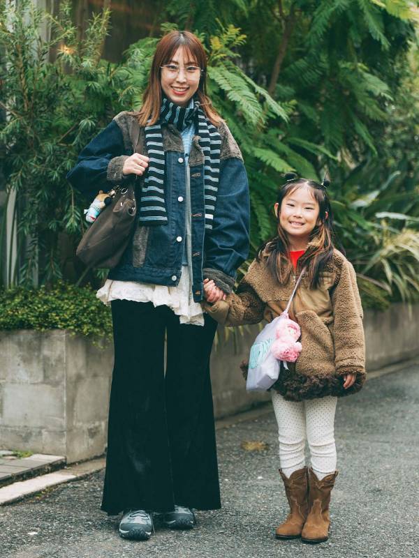 『ユニクロ』コラボのボアが使える！おしゃれ親子の冬コーデ必見 | HugMug