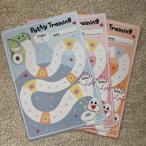 我が家のトイトレは【3COINS】！失敗を繰り返してたどり着いた最適解！最強の踏み台＆シールセット | HugMug