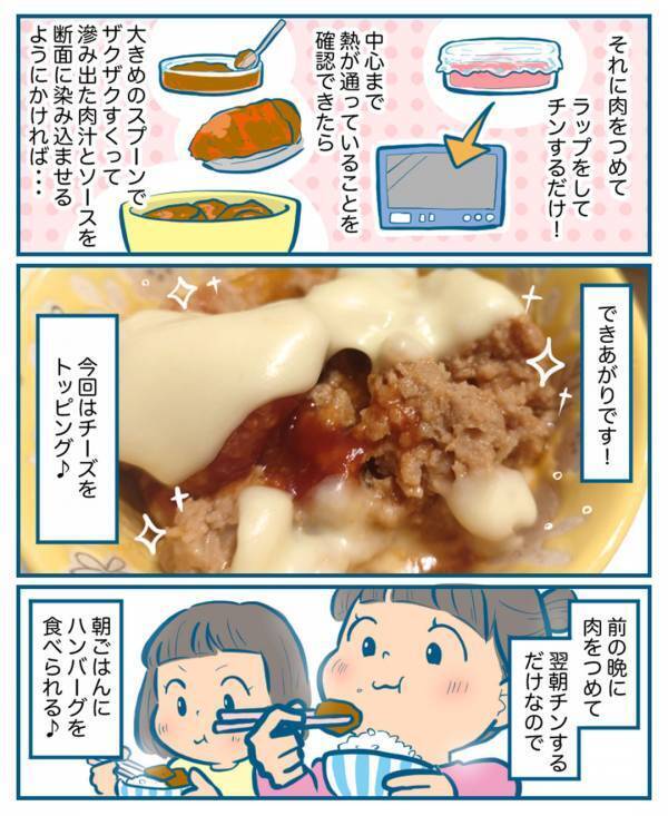 「超お手軽！ 形成しないスコップハンバーグ」チッチママの『ごはんできたよ！』 vol.58 | HugMug