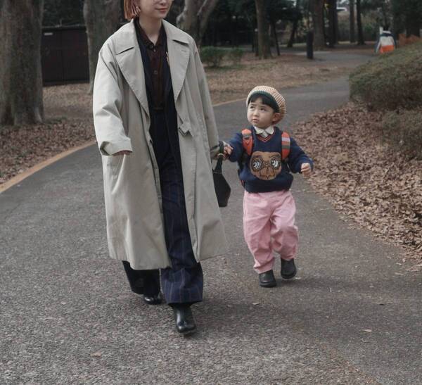 何着る？【入園・入学コーデ】ネイビー×春カラーで決める！ 親子リンクが可愛い | HugMug