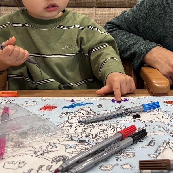 洗える布の塗り絵知ってる？イギリスの「WORLD MAP PLACEMAT TO GO」が可愛すぎる | HugMug