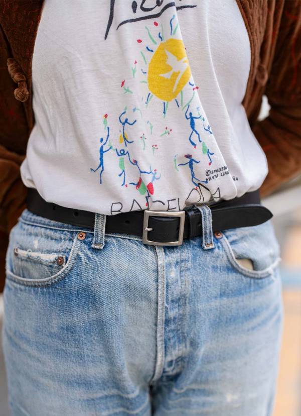 【リーバイス】デニム好き親子の春コーデ。古着投入でこなれ見えが叶う | HugMug