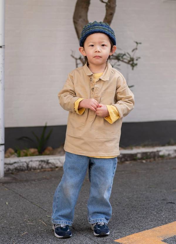 【リーバイス】デニム好き親子の春コーデ。古着投入でこなれ見えが叶う | HugMug