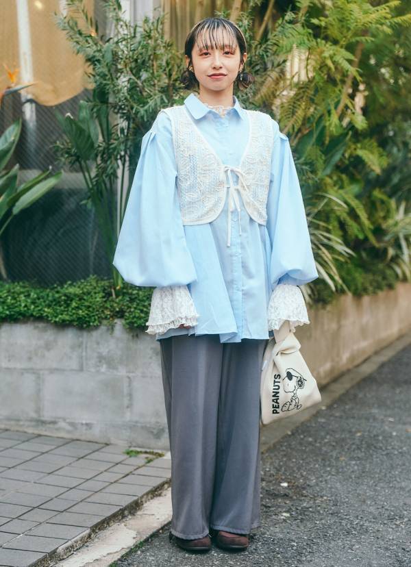 そのレースベスト『しまむら』なの！？ プチプラMIXで春の親子コーデ | HugMug