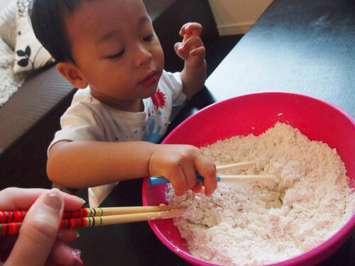 1歳 親子でお月見料理 簡単キット でお手伝いデビュー 17年9月29日 ウーマンエキサイト 1 2