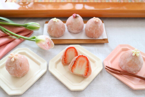 桃色のいちご大福がカワイイ ひなまつりスイーツ レシピ 18年3月2日 ウーマンエキサイト