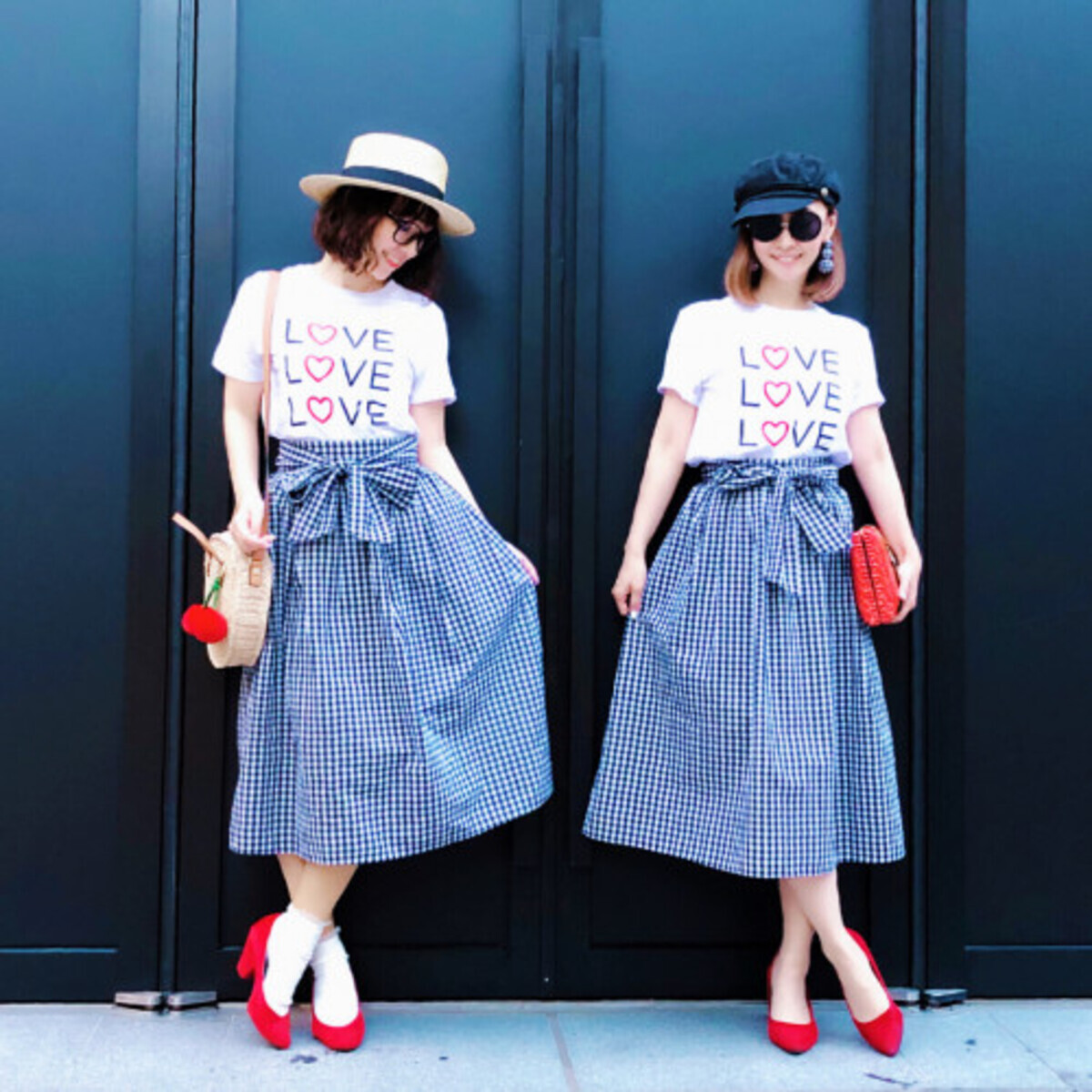 ママ友同士で楽しむ 大人可愛い スカートリンクコーデ 4選 18年5月23日 ウーマンエキサイト 1 2