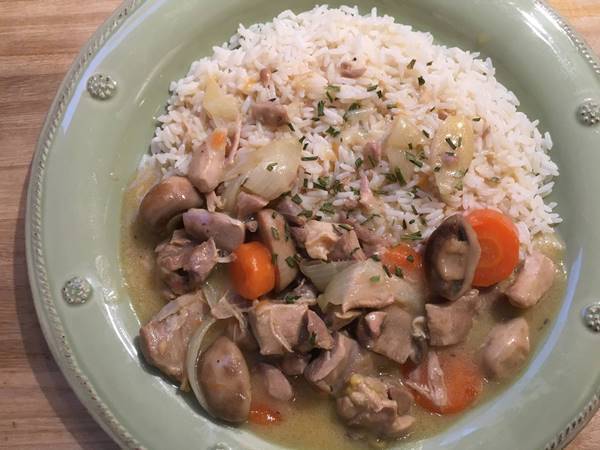 第121飯「鶏肉のブランケット」