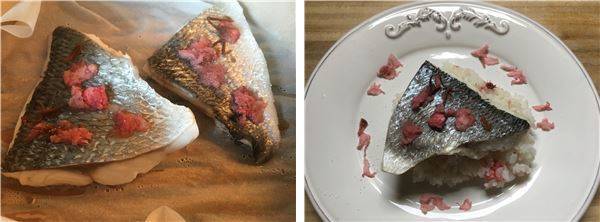 第125飯「鯛の桜蒸しごはん」