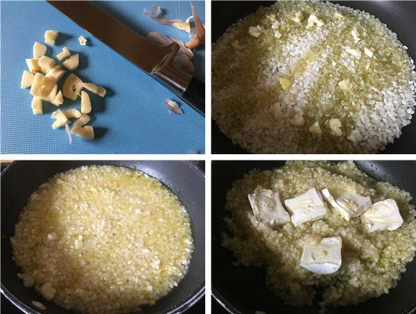 第131飯「半熟卵のフライ、チーズリゾット、アスパラガスの三位一体」