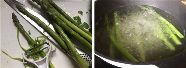 第131飯「半熟卵のフライ、チーズリゾット、アスパラガスの三位一体」