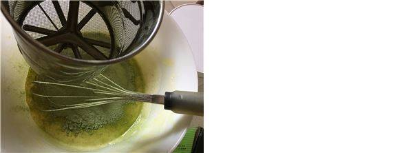 第133飯「抹茶とホワイトチョコレートのシフォンケーキ」