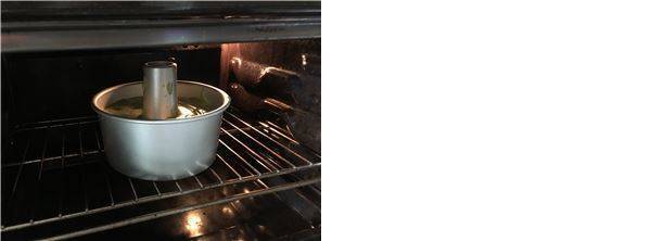 第133飯「抹茶とホワイトチョコレートのシフォンケーキ」