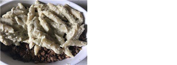 第140飯「なすとひき肉のペンネグラタン」