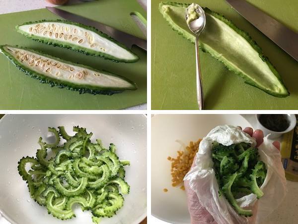 ゴーヤともずくの沖縄風天ぷら（辻仁成「ムスコ飯」第184飯レシピ）