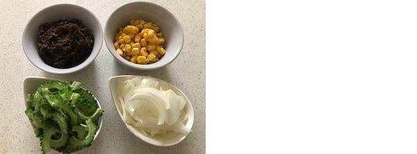 ゴーヤともずくの沖縄風天ぷら（辻仁成「ムスコ飯」第184飯レシピ）