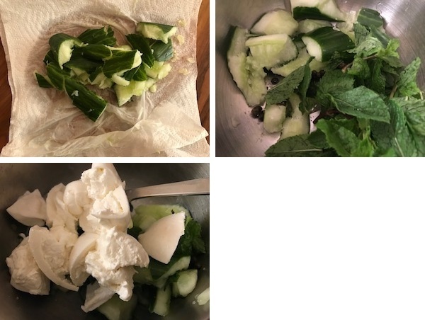 ブラータとミントのサラダ（辻仁成「ムスコ飯」第186飯レシピ）