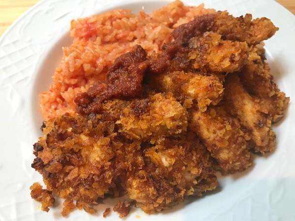 メキシカンライス＆ナゲット（辻仁成「ムスコ飯」第193飯レシピ）