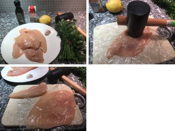 鶏肉のパイヤード～タリアッテレのレモンソース添え（辻仁成「ムスコ飯」第194飯レシピ）