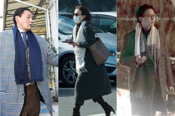 貴乃花親方のマフィア風マフラー　妻も息子も巻かないスタイル