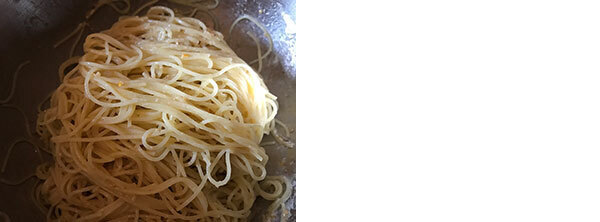 スズキの昆布締めカッペリーニ（辻仁成「ムスコ飯」第156飯レシピ）